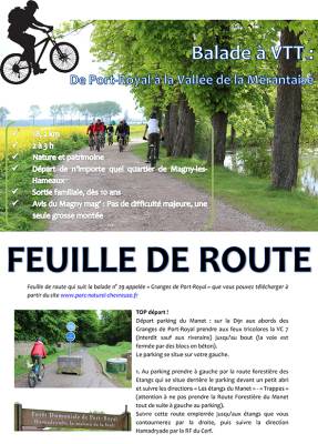 Balade VTT de Port-Royal à la Vallée de la Mérantaise