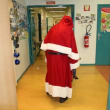 Le Père Noël dans les écoles