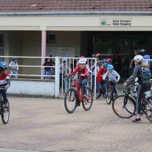 Action vélo dans les écoles par le Service des Sports