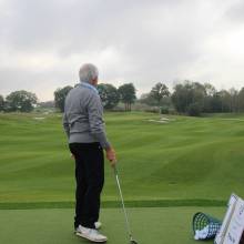Jean Garaïalde, ancien champion de golf, 17 fois champion de France et le plus titré sur le circuit européen était également présent. 