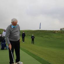 Jean Garaïalde, ancien champion de golf, 17 fois champion de France et le plus titré sur le circuit européen était également présent. 